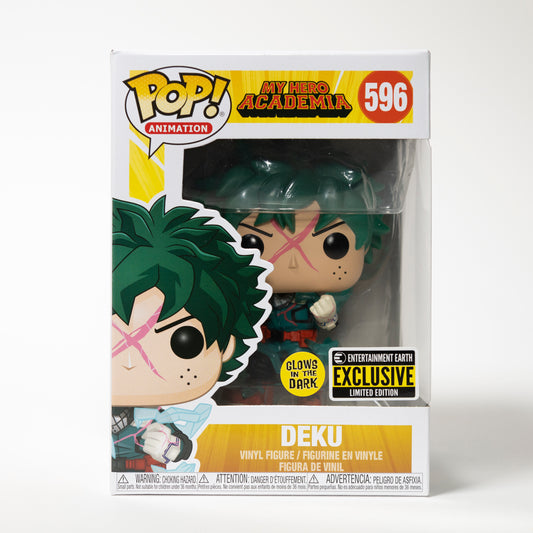 Funko Pop My Hero Academia 596 Deku Entertainment Earth Exclusive Limited Edition, Glow in the Dark