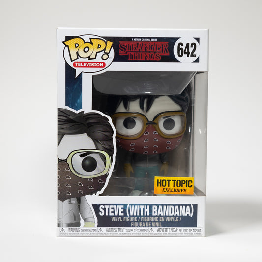 Funko Pop Stranger Things 642 Steve (with Bandana) Hot Topic Exclusive