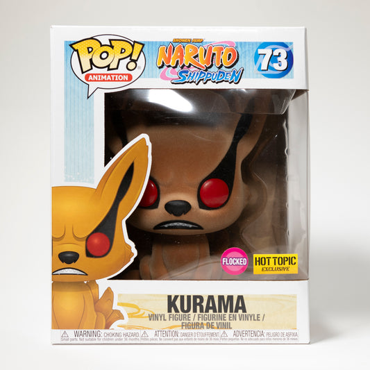 Funko Pop Naruto Shippuden 73 Kurama Hot Topic Exclusive Flocked