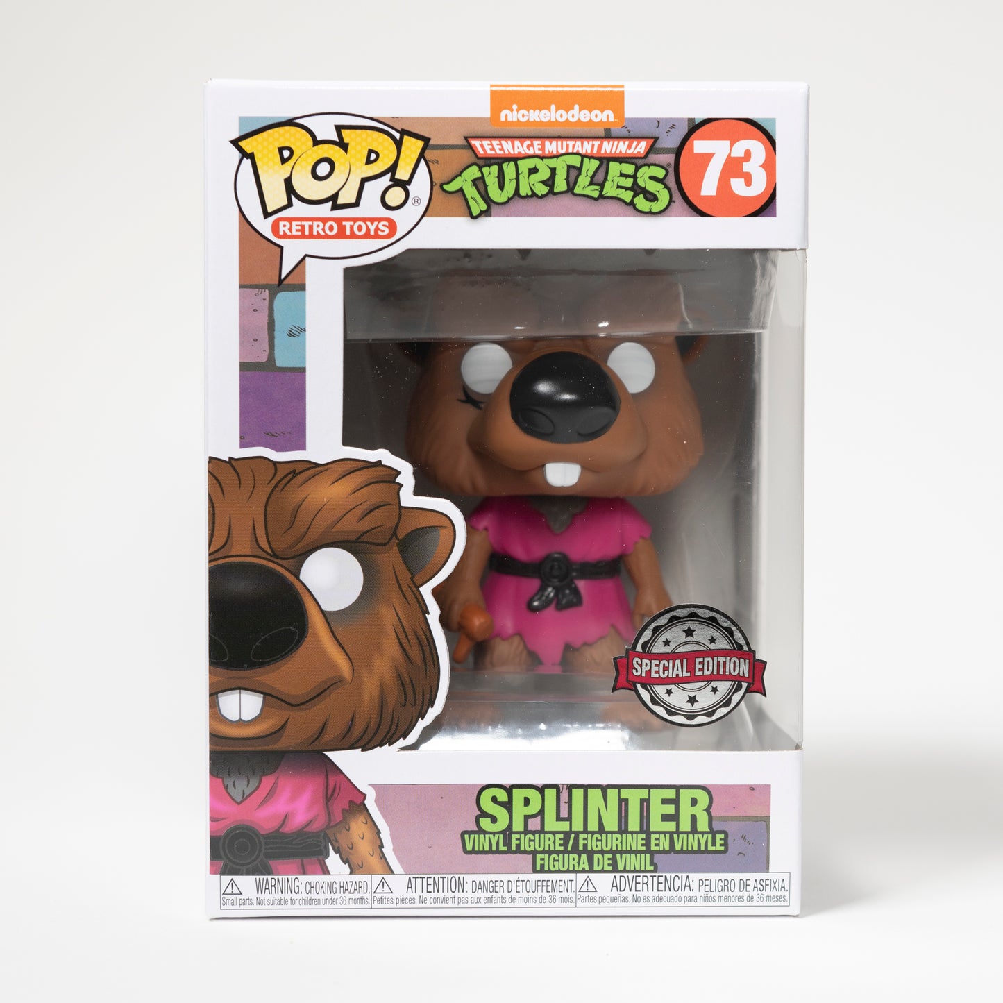 Funko Pop TMNT Teenage Mutant Ninja Turtles 73 Splinter Special Edition