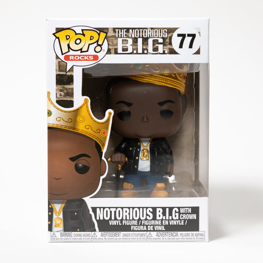 Funko Pop 77 The Notorious B.I.G. with Crown