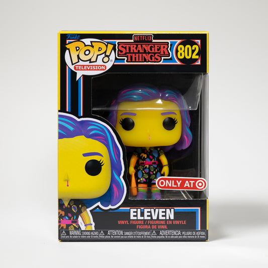 Funko Pop Stranger Things 802 Eleven Target Exclusive Black Light