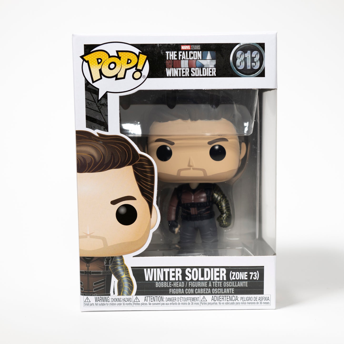 Funko Pop Marvel The Falcon and the Winter Soldier 813 Winter Soldier (Zone 73)