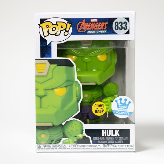 Funko Pop Marvel Avengers 833 Hulk (Mech) Funko Exclusive Glow in the Dark