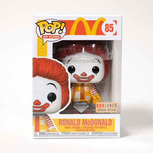 Funko Pop 85 McDonalds Ronald McDonald Box Lunch Exclusive Diamond