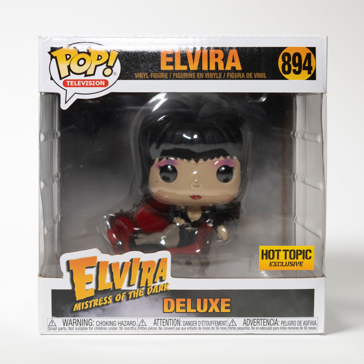 Funko Pop 894 Elvira Mistress of the Dark Hot Topic Exclusive Deluxe