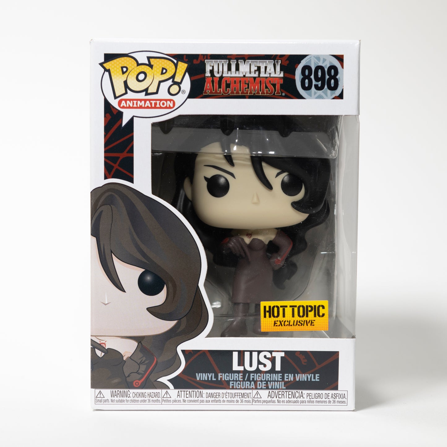 Funko Pop Full Metal Alchemist 898 Lust Hot Topic Exclusive