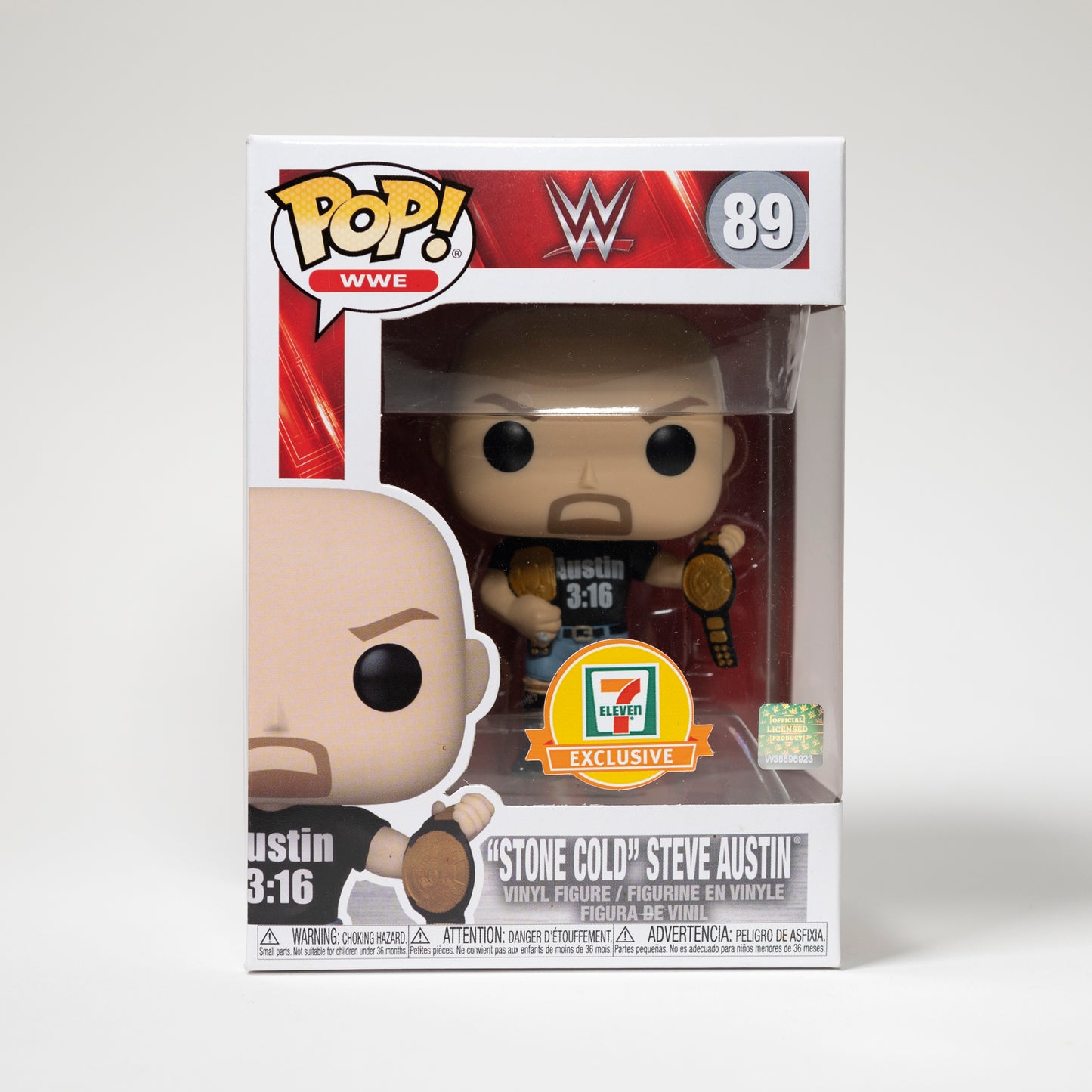 Funko Pop WWE 89 "Stone Cold" Steve Austin 7-Eleven Exclusive