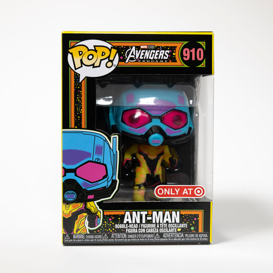 Funko Pop Marvel 910 Ant-Man Target Exclusive Black Light