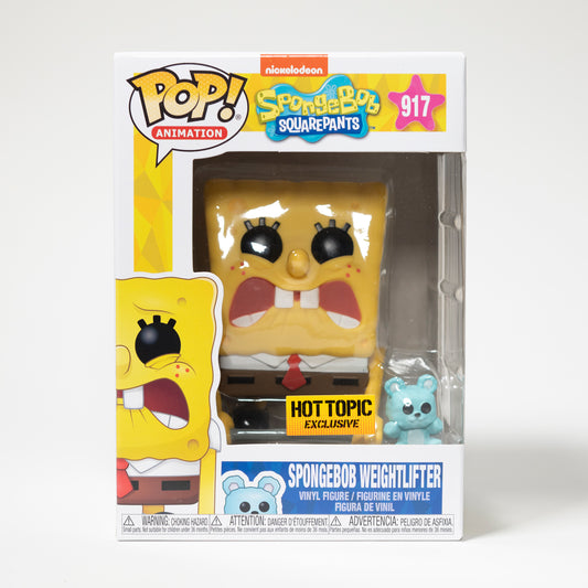 Funko Pop Sponge Bob 917 SpongeBob Weightlifter Hot Topic Exclusive