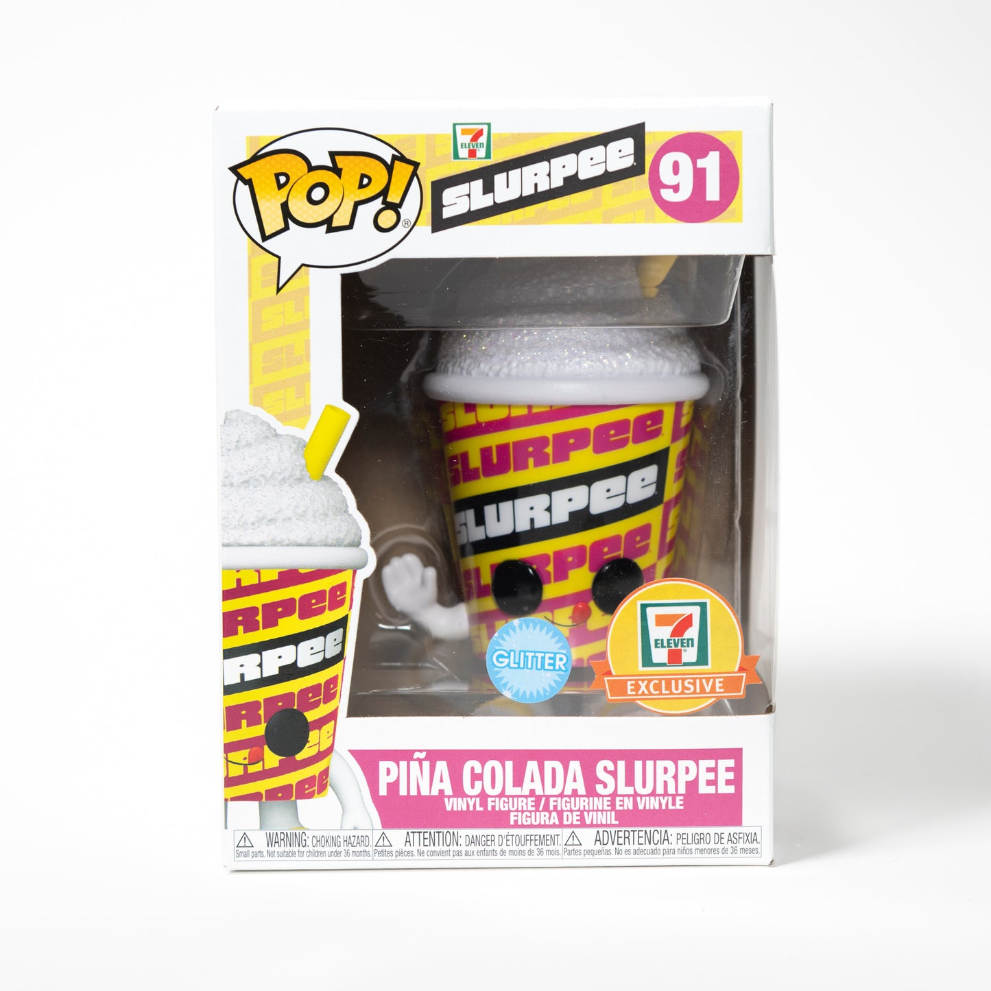 Funko Pop 91 Piña Colada Slurpee 7-Eleven Exclusive Glitter