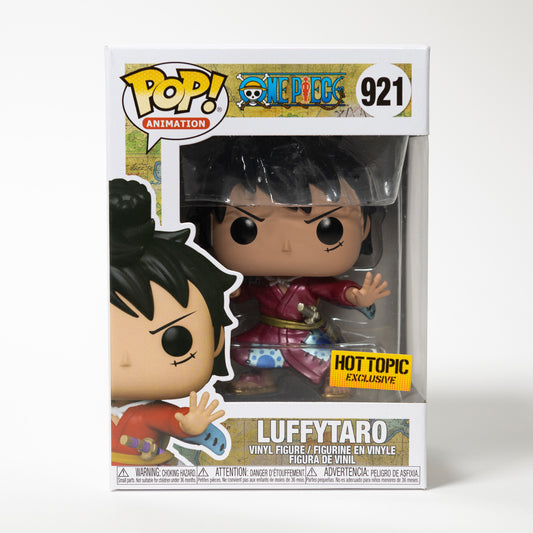 Funko Pop One Piece 921 Luffytaro Hot Topic Exclusive Metallic