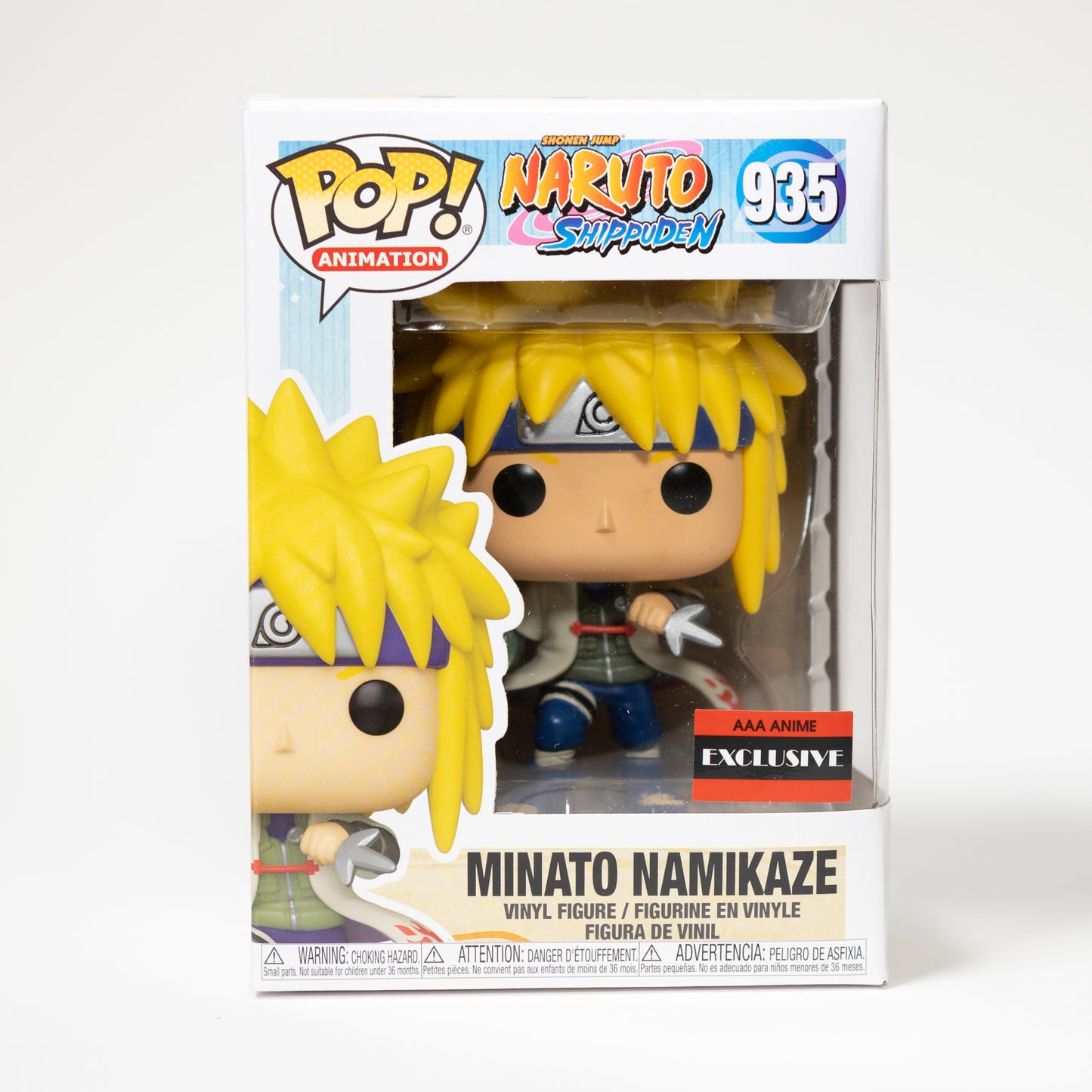 Funko Pop Naruto Shippuden 935 Minato Kamikaze AAA Anime Exclusive