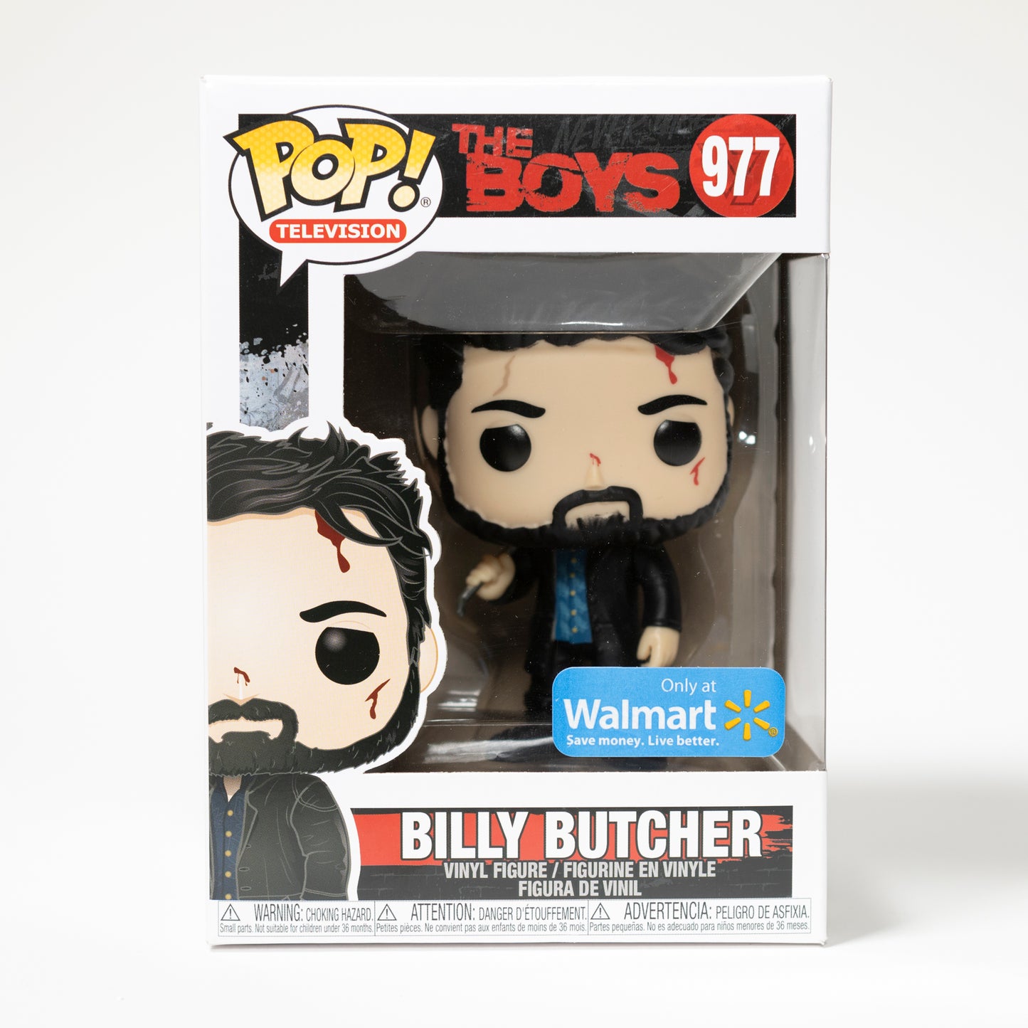 Funko Pop The Boys 977 Billy Butcher (Bloody) Walmart Exclusive