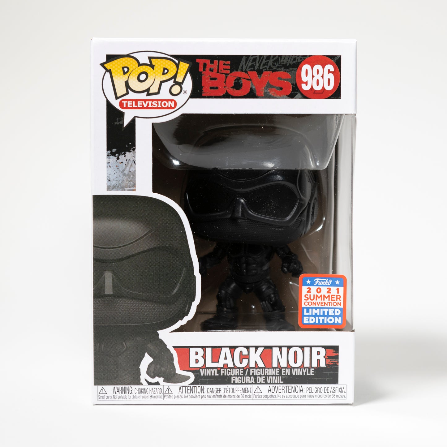 Funko Pop The Boys 986 Black Noir 2021 Summer Convention Limited Edition