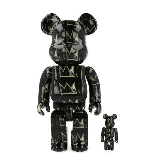 BE@RBRICK - "Jean Michel Basquiat" (crown) 400% & 100%