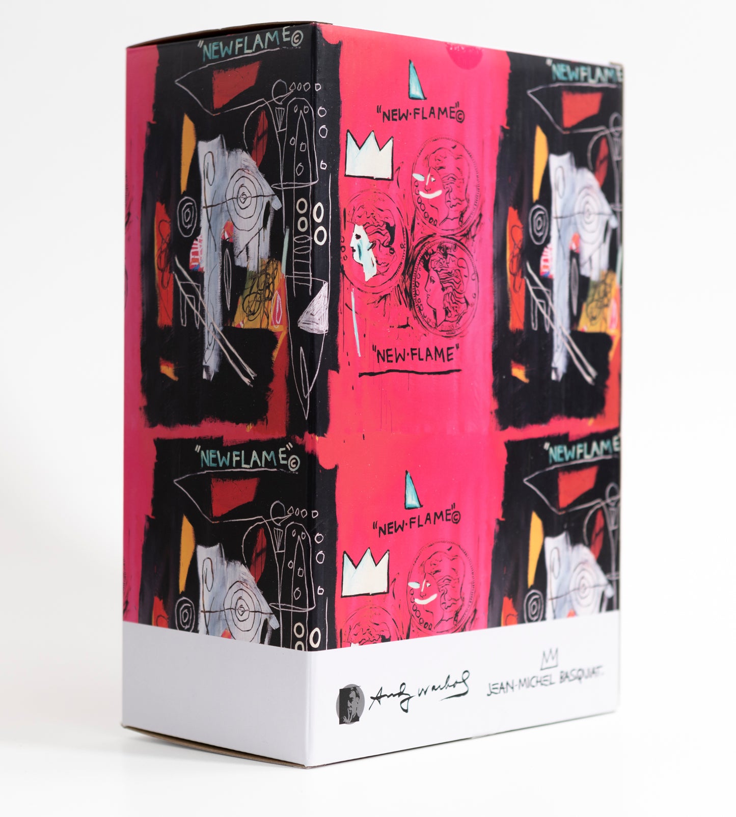 BE@RBRICK - "Andy Warhol x Jean Michel Basquiat" (New Flame) 400% & 100%