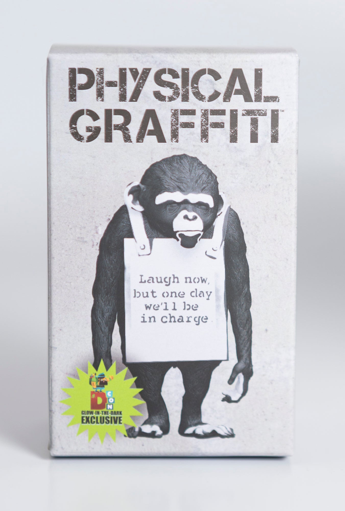 Banksy - "Chimpanzee (Laugh Now)" vinyl sculpture GID