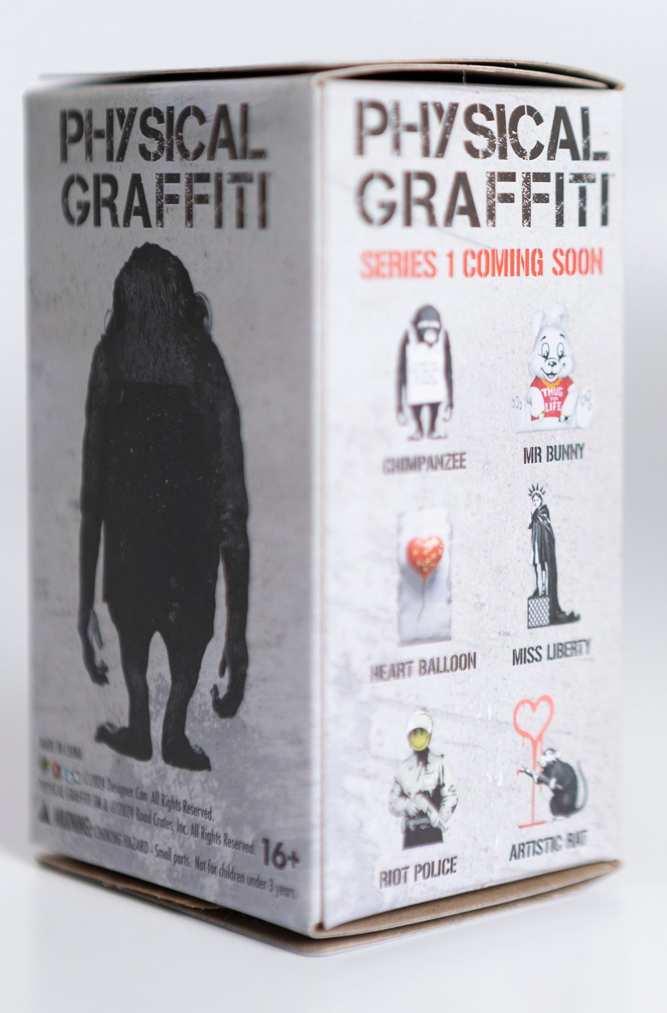 Banksy - "Chimpanzee (Laugh Now)" vinyl sculpture GID