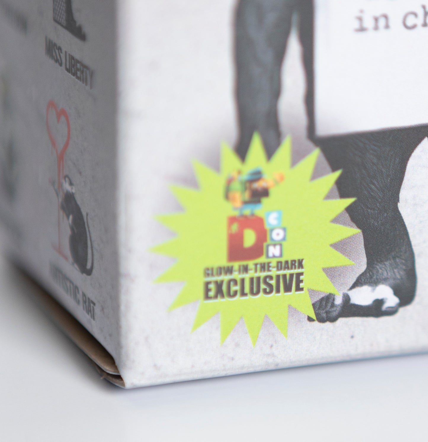 Banksy - "Chimpanzee (Laugh Now)" vinyl sculpture GID