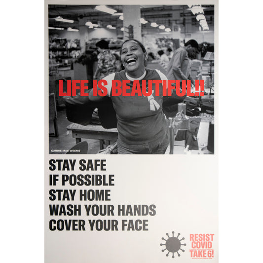 Carrie Mae Weems "Life is Beautiful" poster print (large)