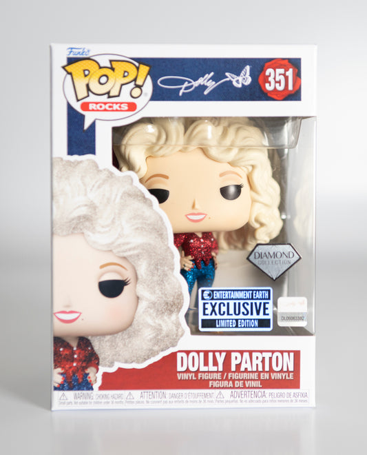 Funko Pop - Dolly Parton - VAULTED Entertainment Earth DIAMOND LIMITED EDITION