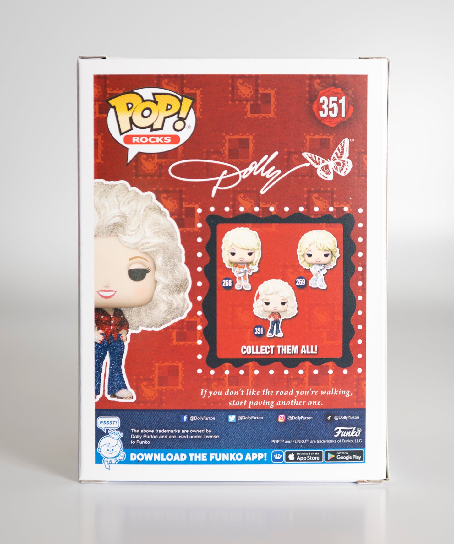 Funko Pop - Dolly Parton - VAULTED Entertainment Earth DIAMOND LIMITED EDITION