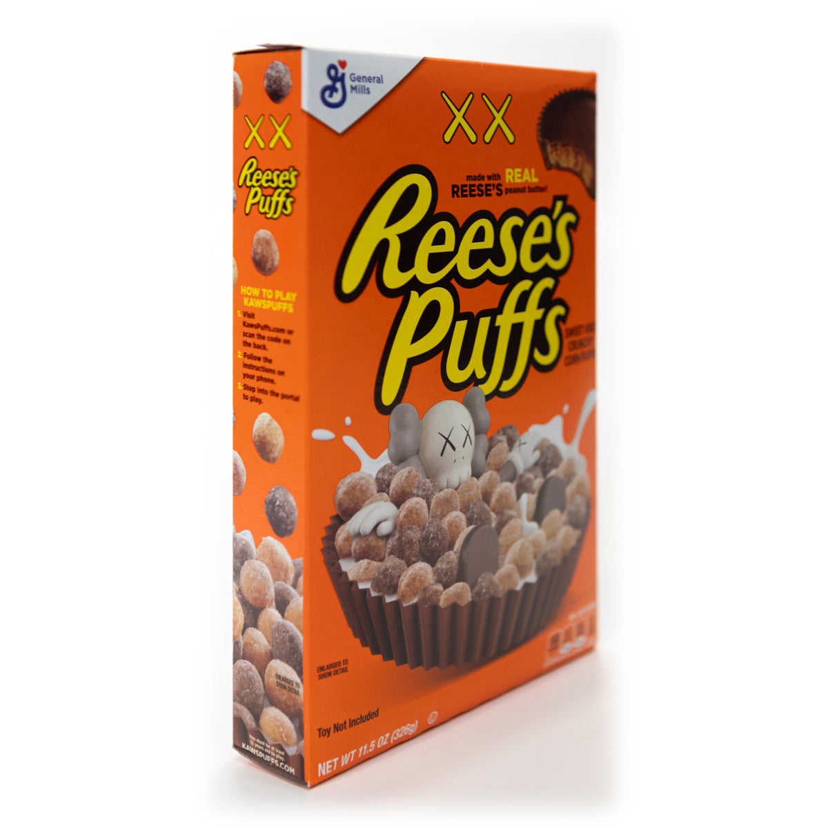 KAWS x Reese's Puffs original size