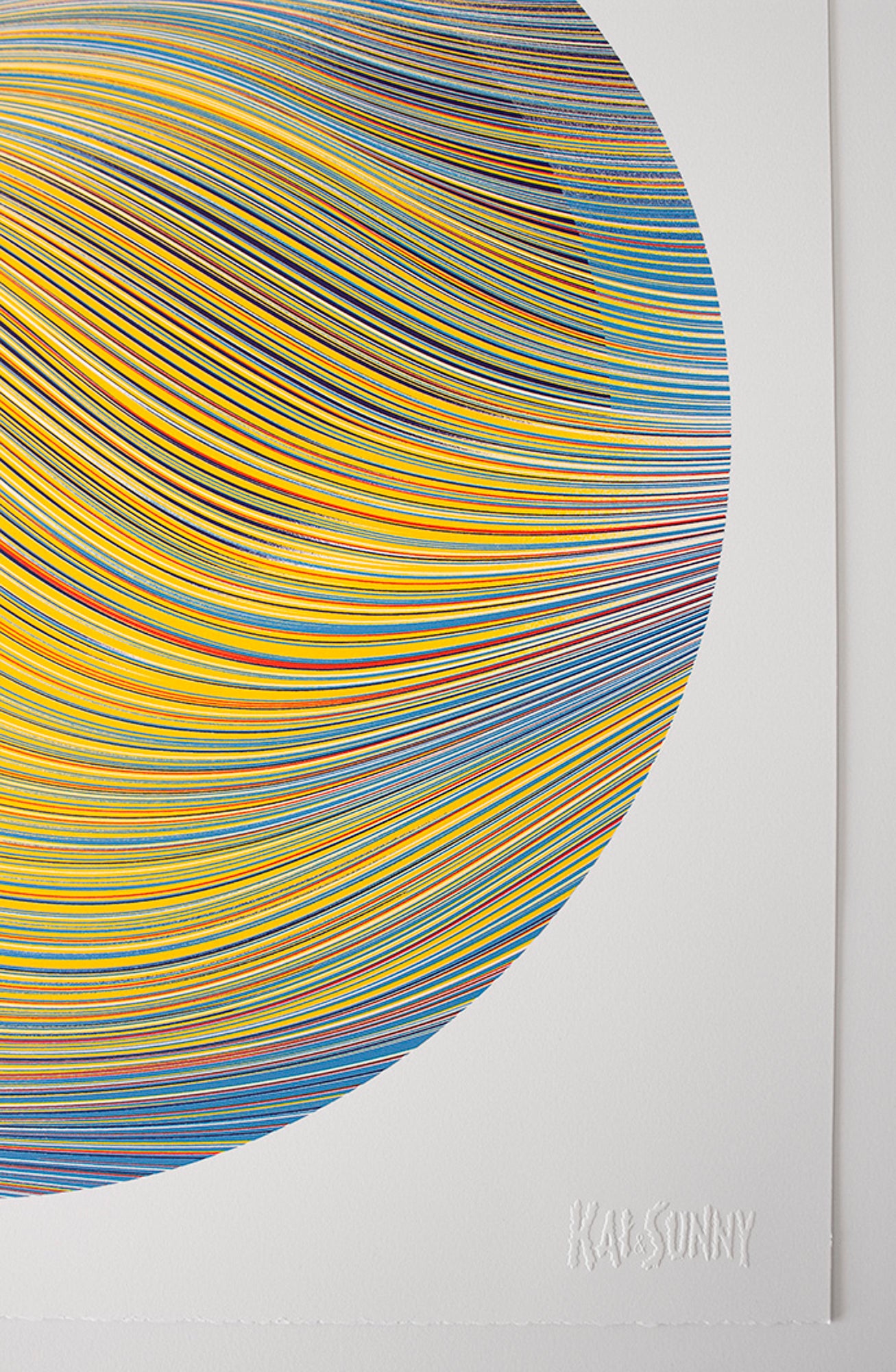 Kai and Sunny "Dawn Wave" Screen Print | Edition of 75