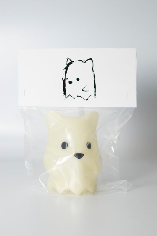 Luke Chueh XL GHOST BEAR - GID vinyl sculpture