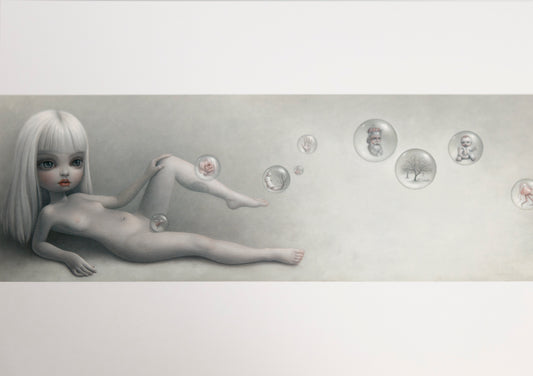 Mark Ryden – “Sophia's Bubbles” postcard print