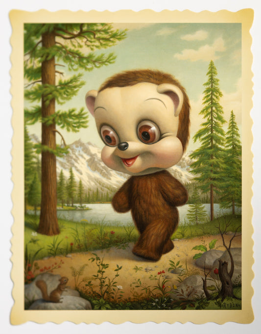 Mark Ryden – “California Brown Bear” postcard print