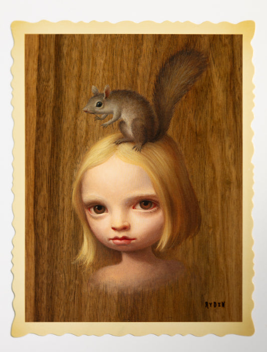 Mark Ryden – “Squirrel Girl” postcard print