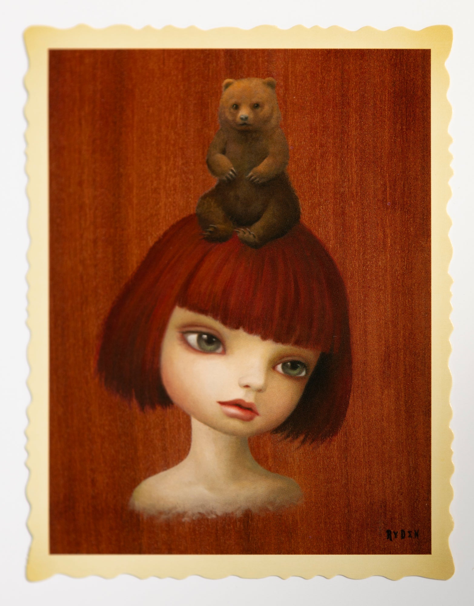 Mark Ryden – “Bear Girl” postcard print – Artillerie Gallerie