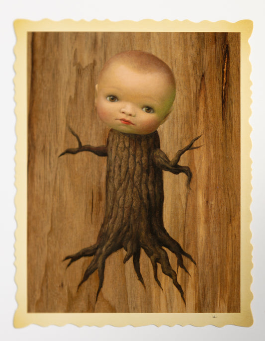 Mark Ryden – “Stump Baby” postcard print