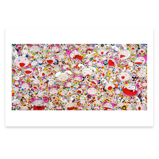 Takashi Murakami - "Hustle'n'Punch" mini print