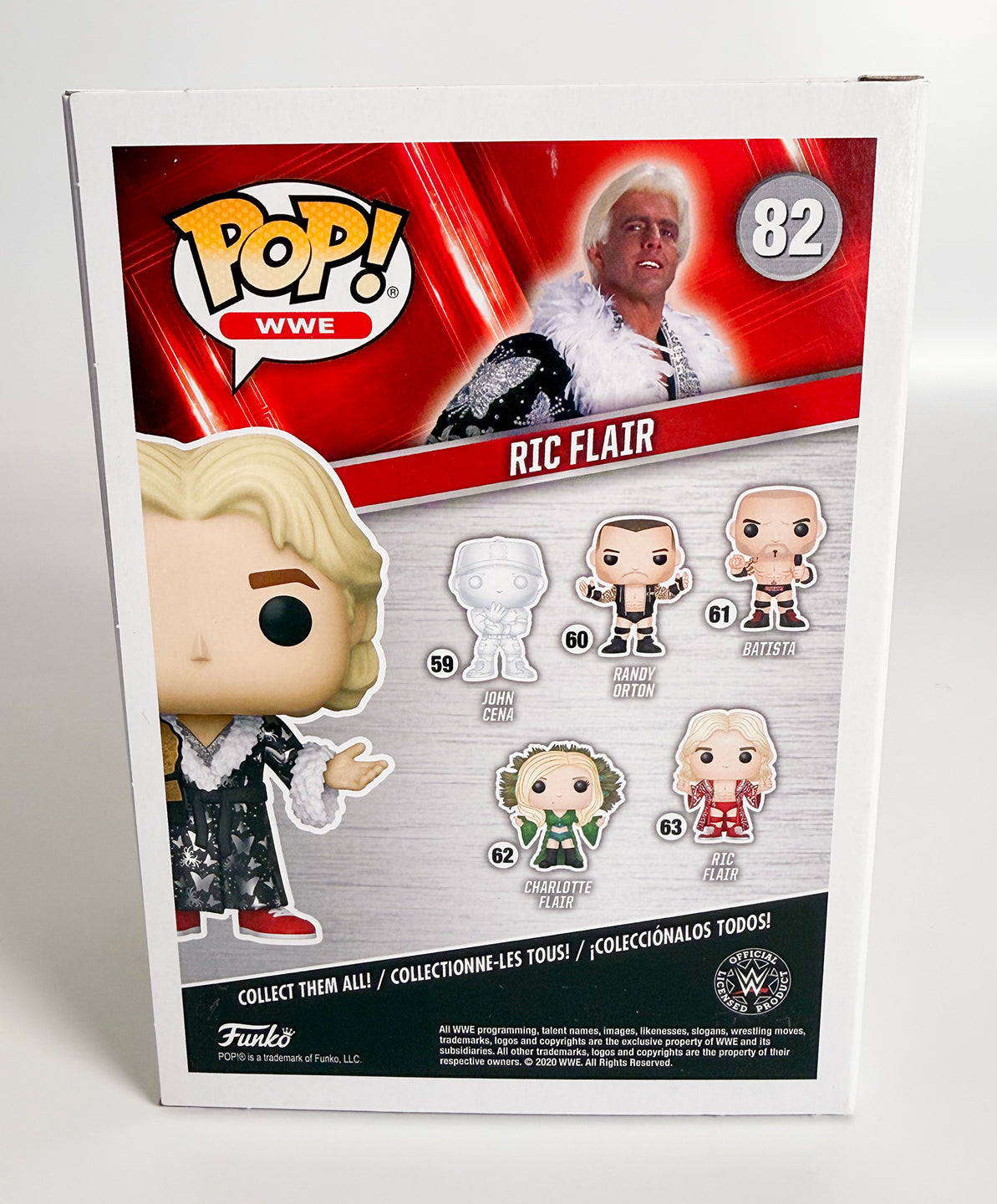 Funko Pop WWE 82 Ric Flair GameStop Exclusive Diamond
