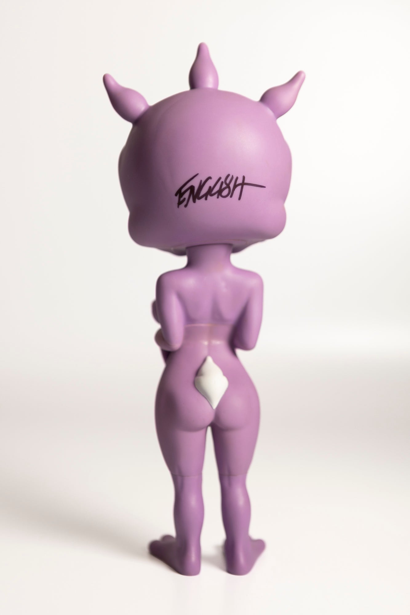 Ron English - Bunnny Rabbbit purple vinyl sculpture SIGNED