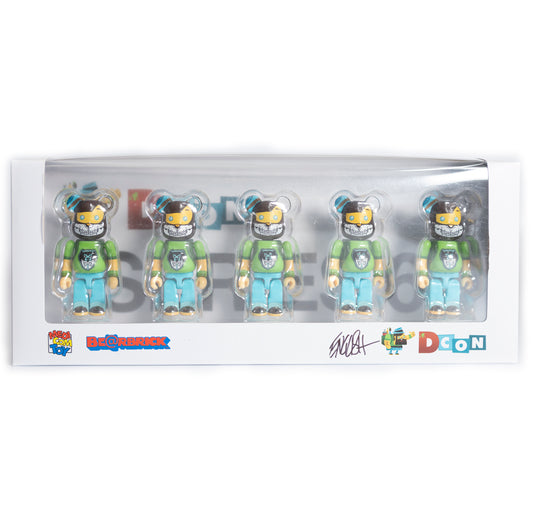 Ron English - BE@RBRICKS 100% set of 5 AP SIGNED