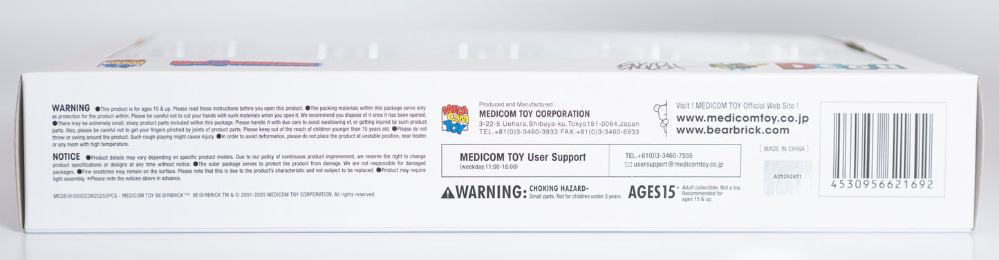 Ron English - BE@RBRICKS 100% set of 5 AP SIGNED