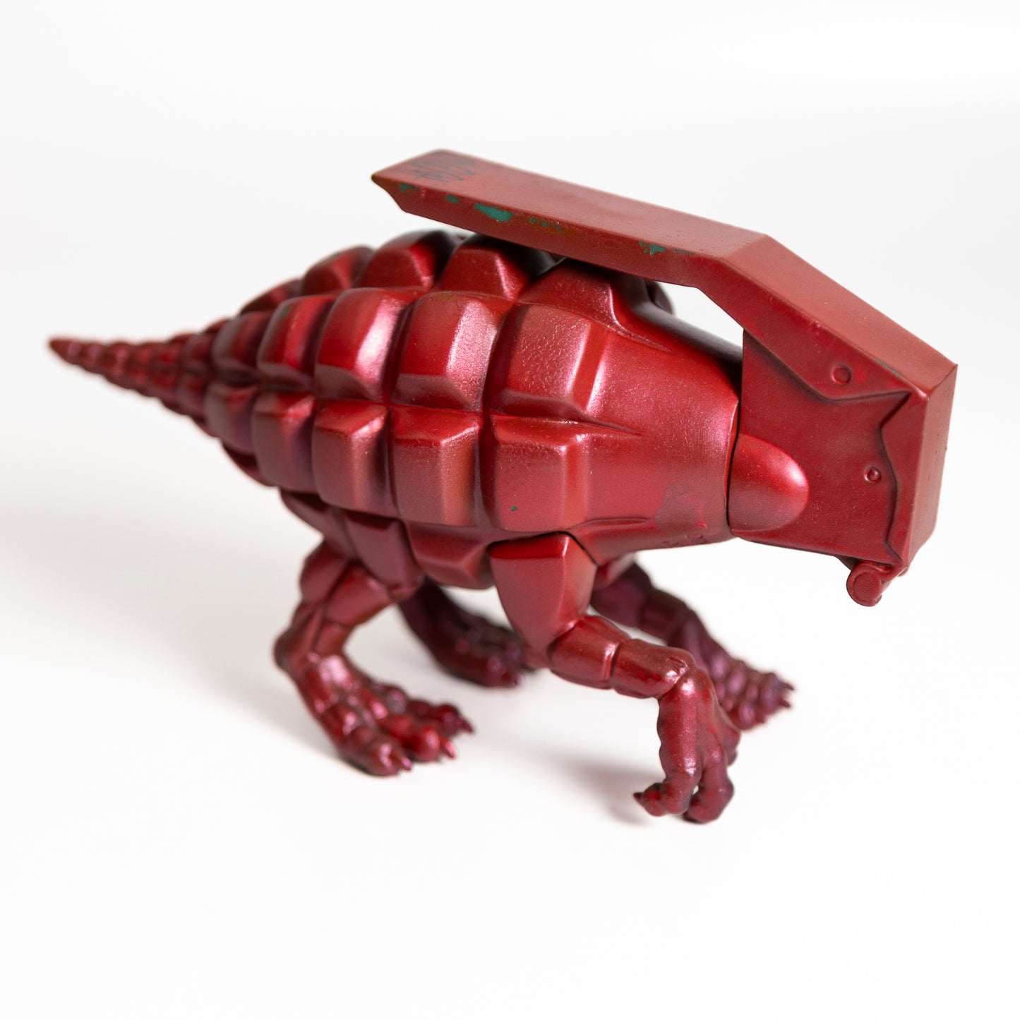 Ron English - Dinogrinade - HAND PAINTED SIGNED red