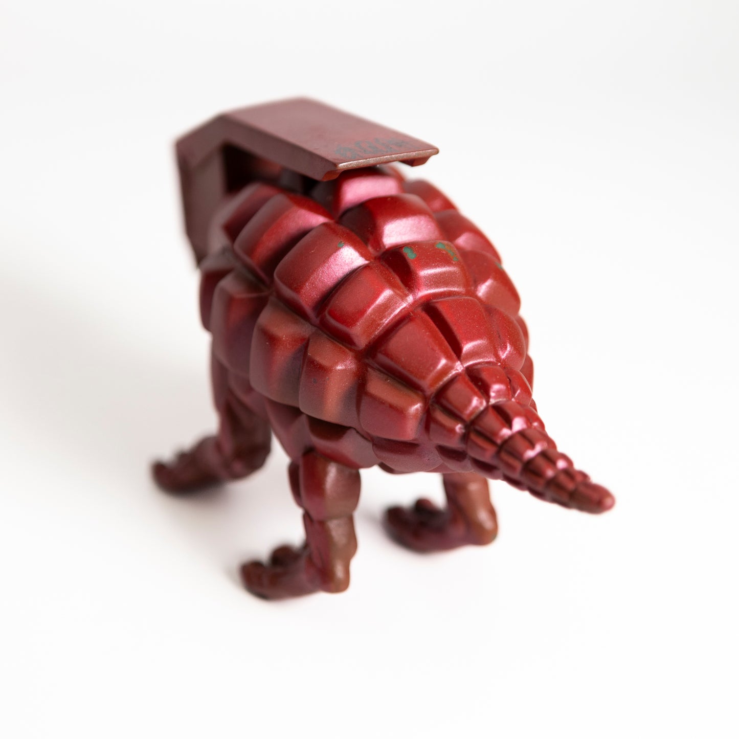 Ron English - Dinogrinade - HAND PAINTED SIGNED red