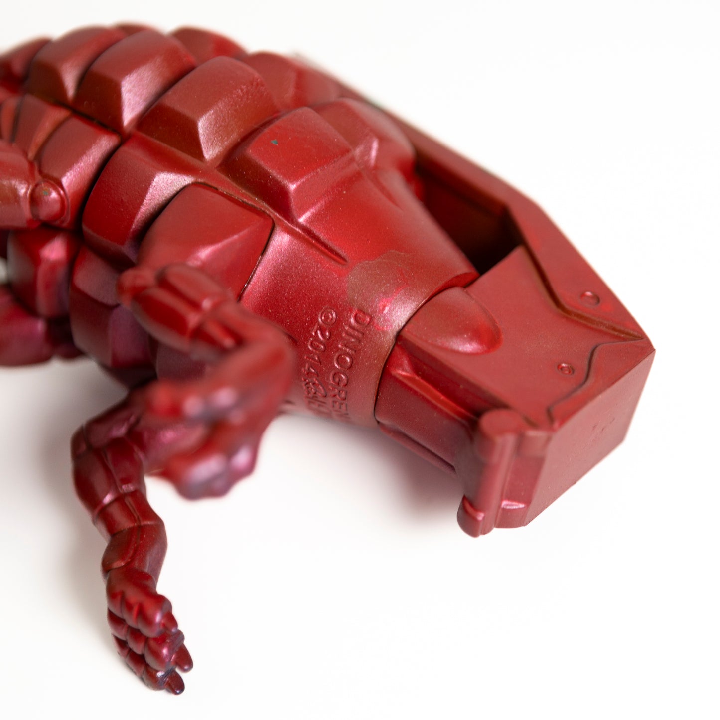 Ron English - Dinogrinade - HAND PAINTED SIGNED red