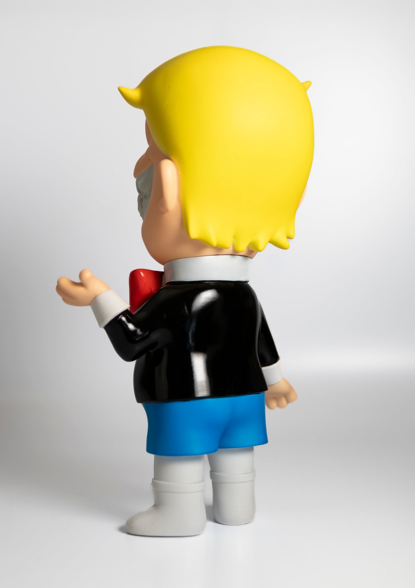 Ron English - Donald T Rich - vinyl sculpture BLACKLIGHT variant