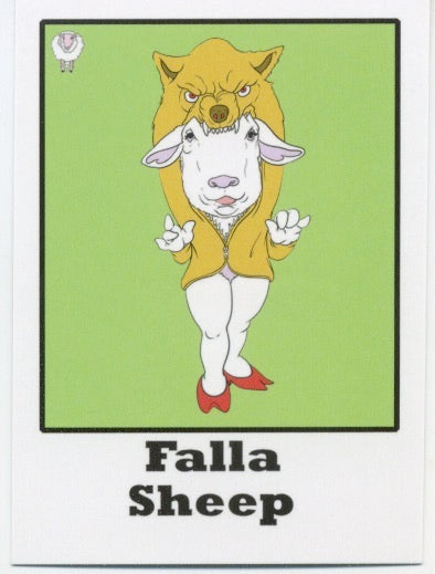 Ron English - "Falla Sheep" trading card