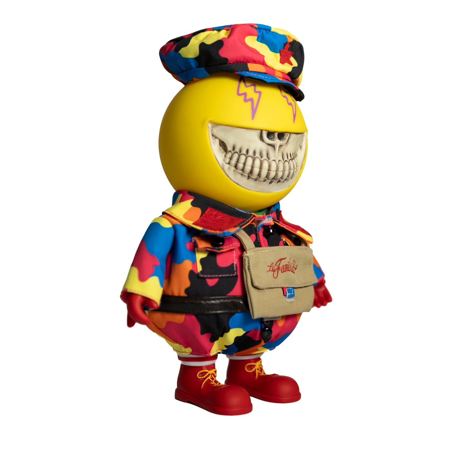 Ron English x J. Balvin - La Familia Grin - vinyl sculpture