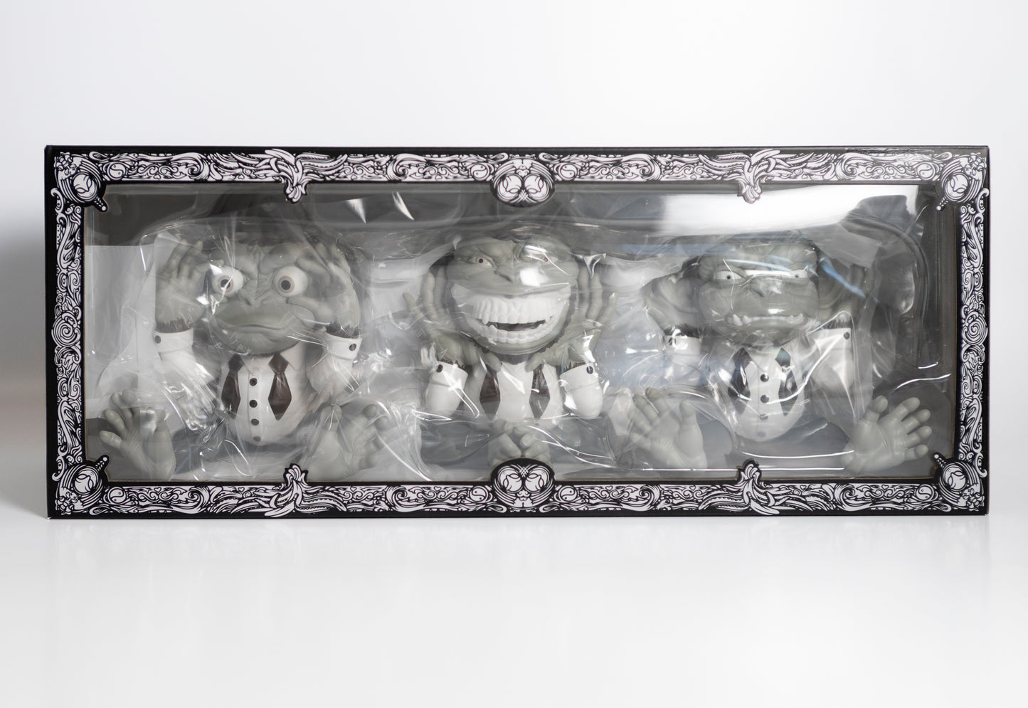 Ron English - More Evil Monkeys - vinyl sculpture monochrome SIGNED