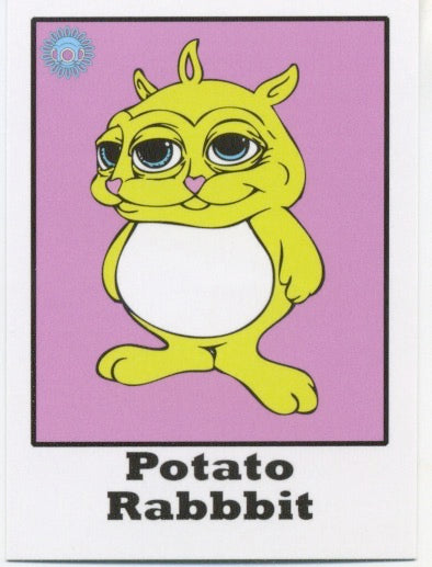Ron English - "Potato Rabbbit" trading card