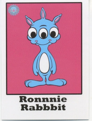 Ron English - "Ronnnie Rabbbit" trading card