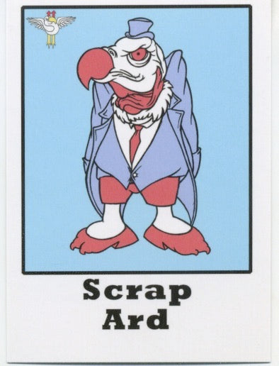 Ron English - "Scrap Ard" trading card